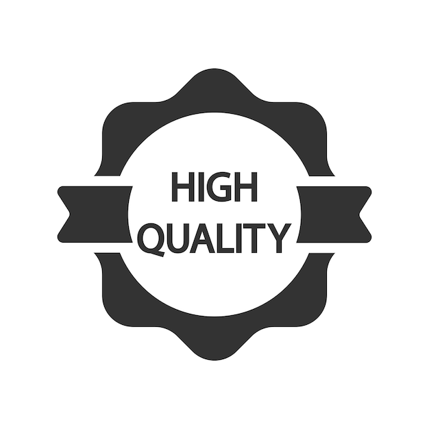 Vector high quality tag label icon