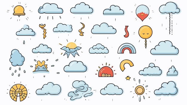 High Quality Weather Icon Set