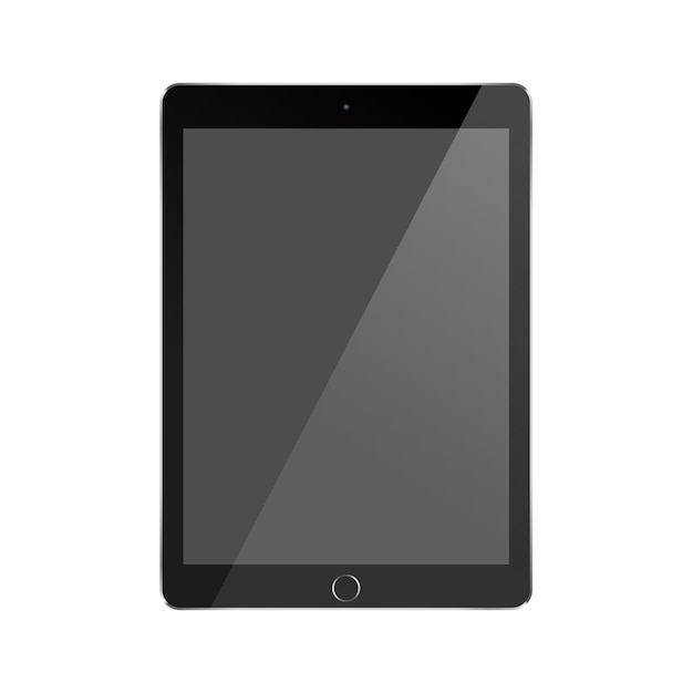 Vector highly detailed responsive small tablet