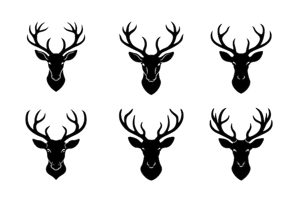 HighQuality Deer Silhouette Vector Illustration Wildlife Art amp Design