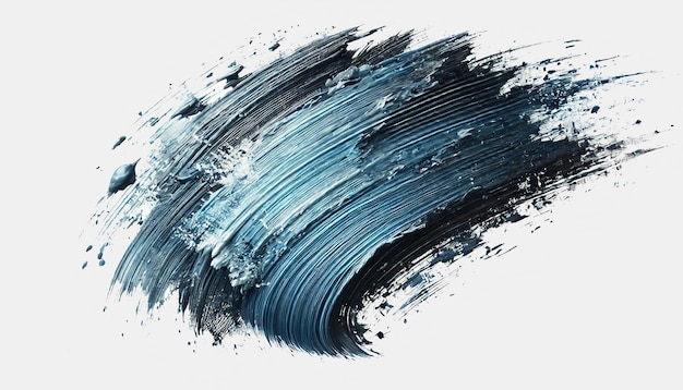 Vector highresolution blue brush stroke