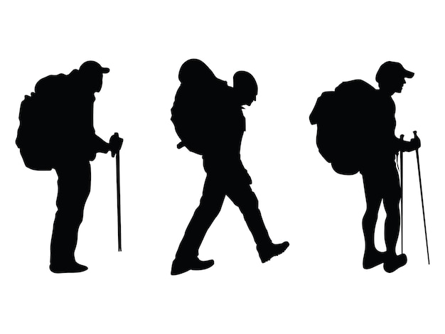 hiker silhouette