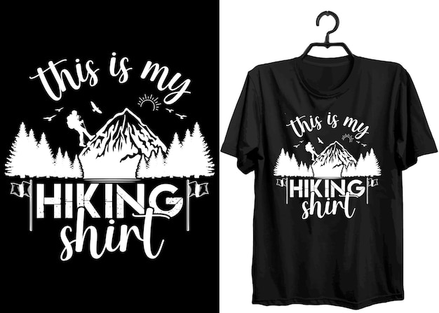 Hiking Svg Tshirt Design Funny Gift Hiking Tshirt Design For Hiker