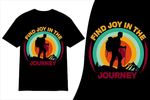 Hiking t shirt design