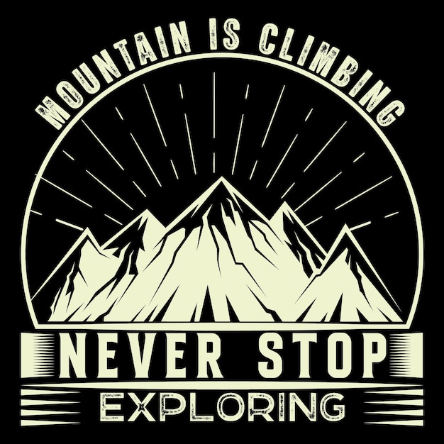 Hiking T-Shirt Design