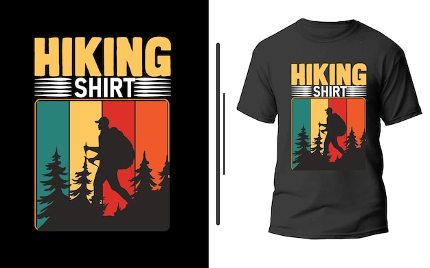 Hiking tshirt design