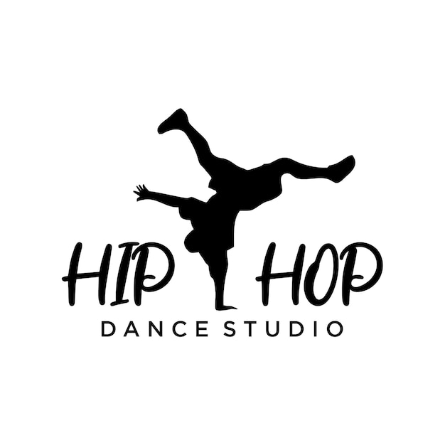 Vector hip hop dance studio