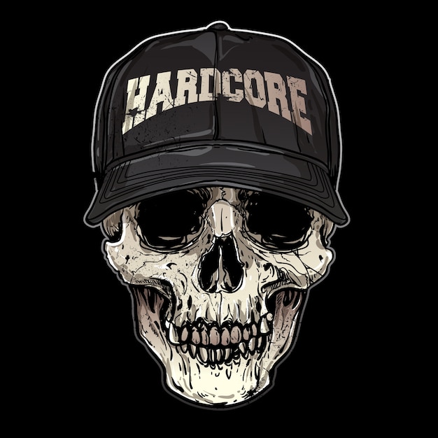 Hip hop skull design