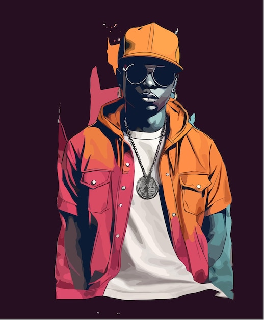 Hip Hop teeshirt illustrations