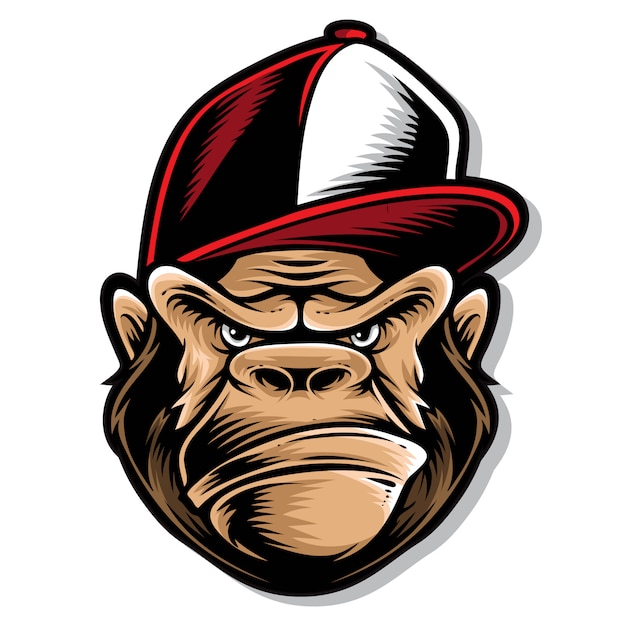 Hiphop gorilla logo