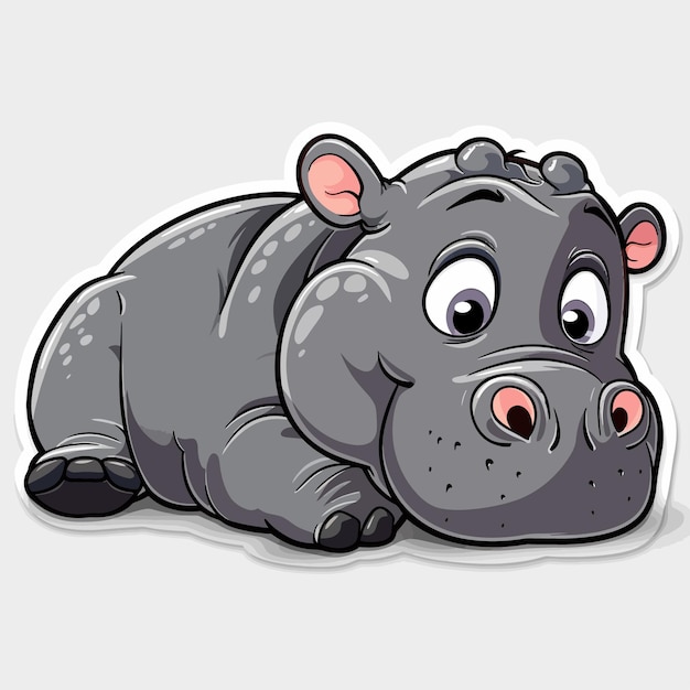 Hippoptamus vector cute