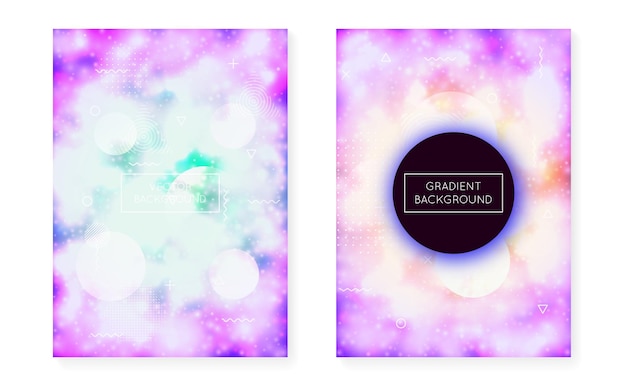 Hipster Background Gradient Pattern Retro Screen Round Ultrav