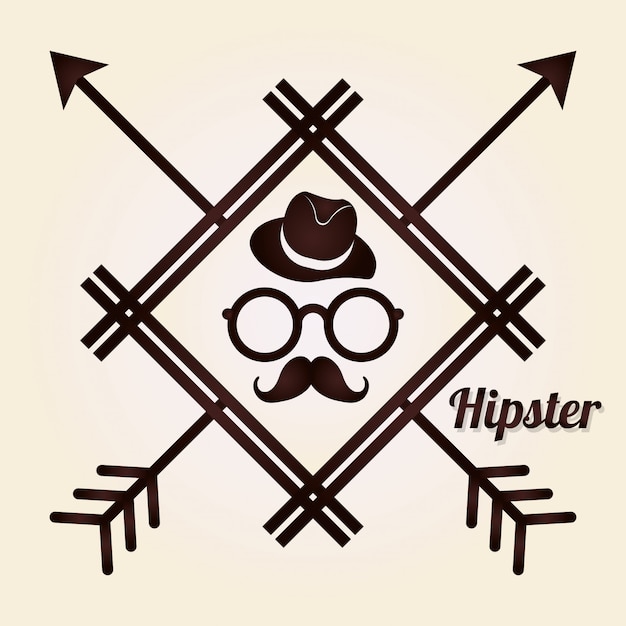 Hipster style design 