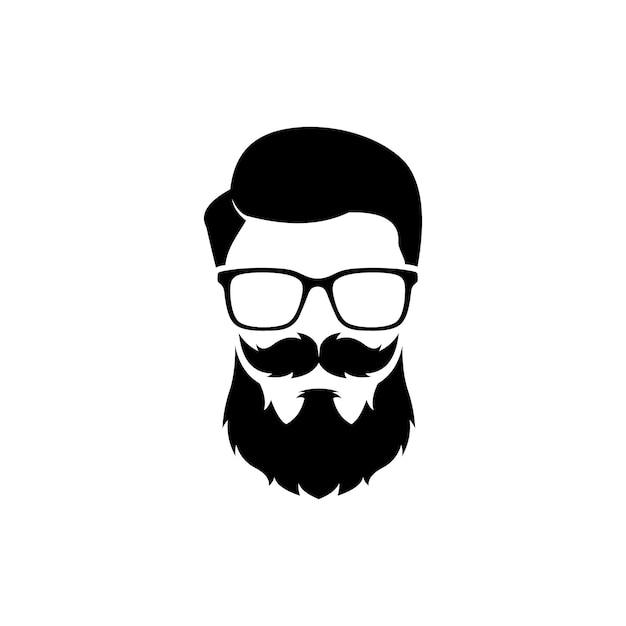 Hipster vector logo