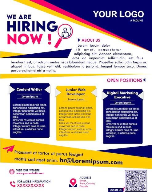 Hiring Now Pamphlet