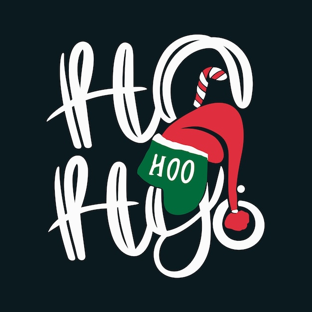 Ho Ho Ho Christmas TShirt Design