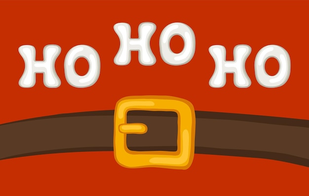 Ho ho ho Santa's Christmas phrase