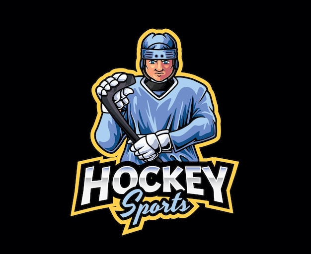 Hockey Mascot Logo Design