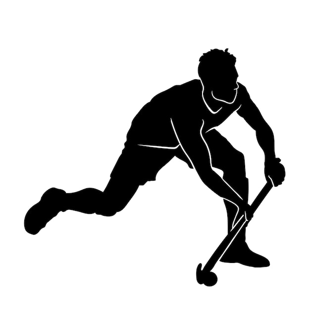 hockey player silhouette