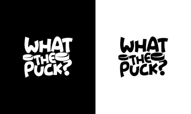 Hockey Quote T shirt design, typography