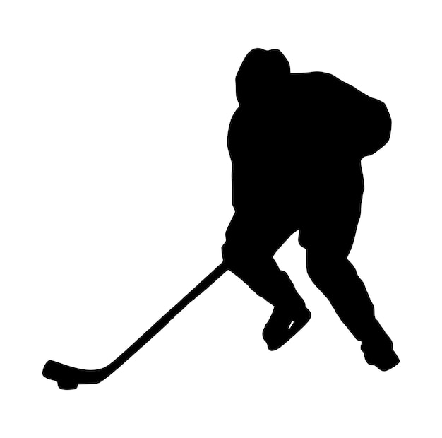 Hockey sport logo vector premium vector