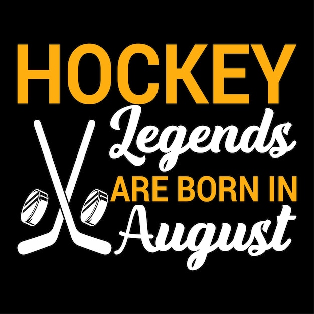 Hockey t-shirt design vector and typography temaplet