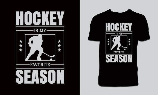 Hockey Vector T Shirt Design