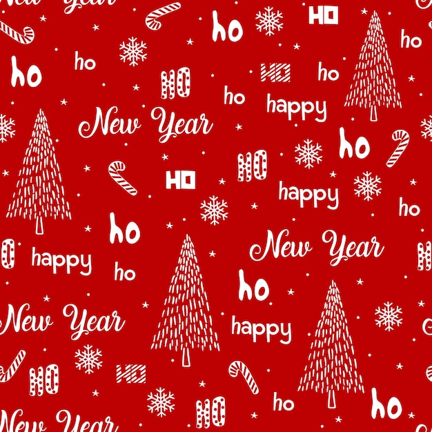 Hohoho seamless patterns