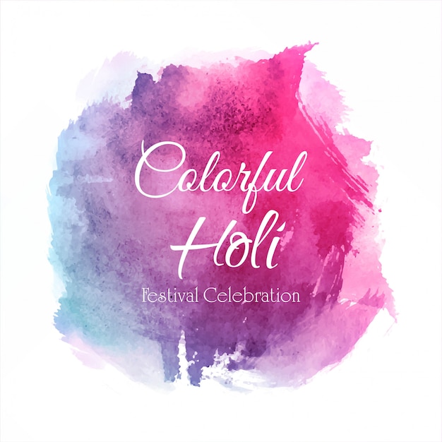 Holi festival colorful celebration background