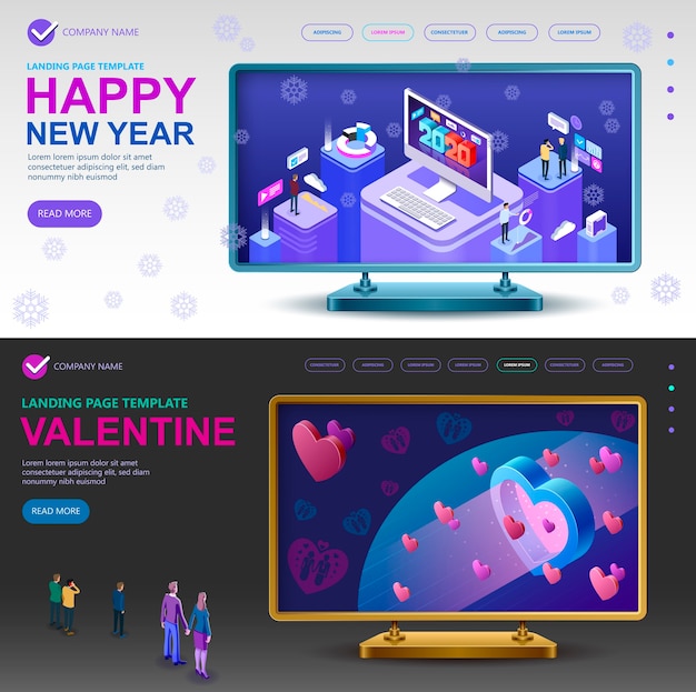 Holidays landing page collection