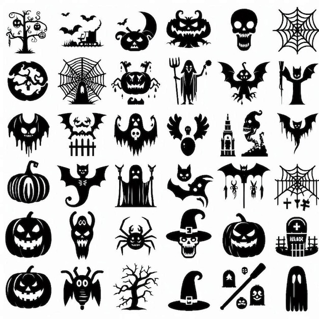 holloween icon set