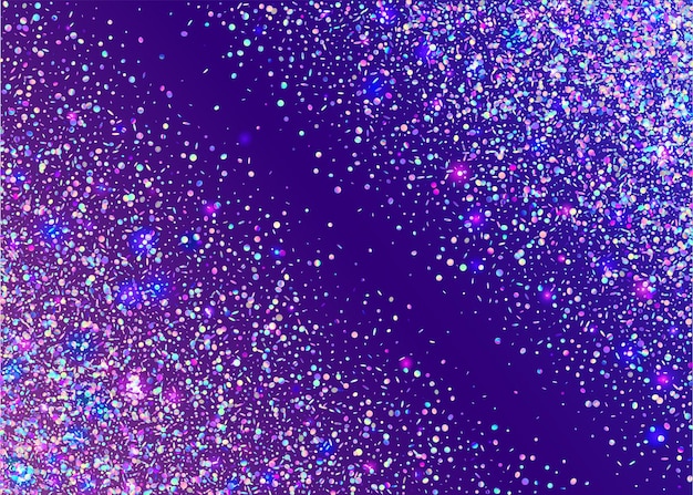 Hologram Glare. Webpunk Foil. Pink Metal Tinsel. Transparent Confetti. Laser Multicolor Wallpaper. Falling Texture. Blur Flyer. Surreal Art. Violet Hologram Glare