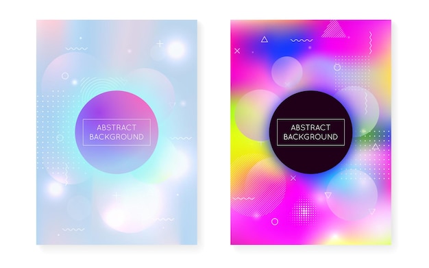 Hologram Texture. Neon Pattern. Trendy Dots. Purple Light Background. Simple Flyer. Retro Fluorescent Template. Space Poster. Abstract Design. Violet Hologram Texture