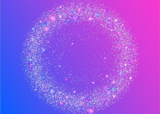 Holographic Background Falling Sparkles Pink Laser Confetti I