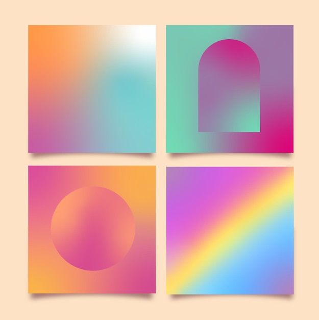 holographic backgrounds for social media