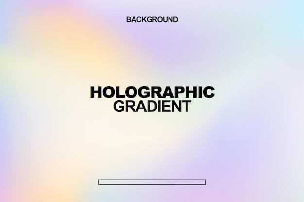 holographic gradient background