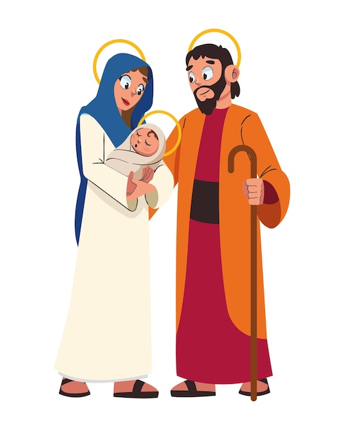 holy family characters