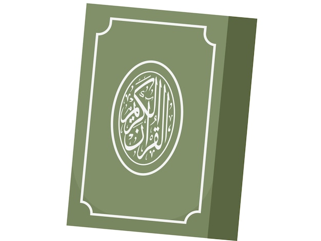 Holy Quran Book Islamic Illustration