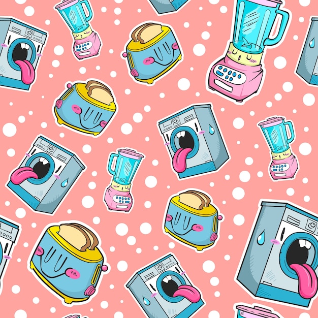 home appliance seamless pattern