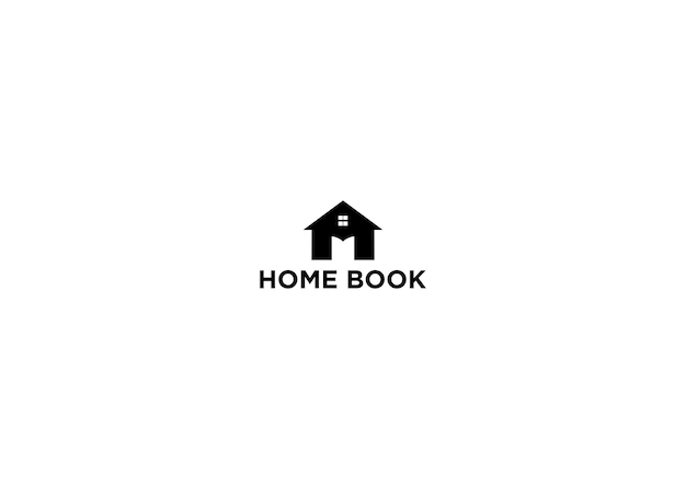 home book logo design vector illustration