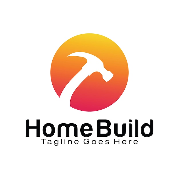 Home Build logo design template