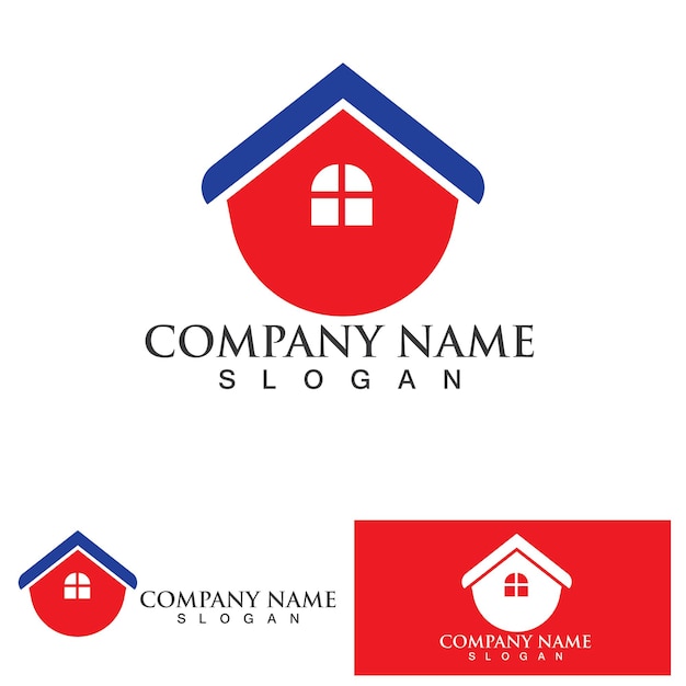 Home buildings logo and symbols icons