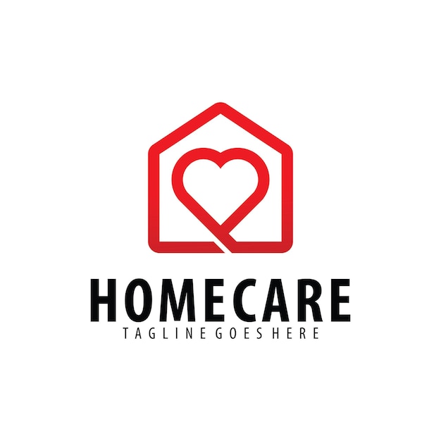 Home Care logo design template