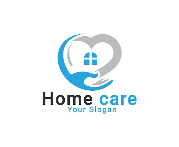 Home Care Logo Stay at Home Logo Nursing home logo template