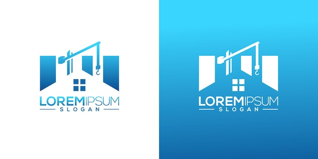 HOME CONSTRUCTION LOGO VECTOR