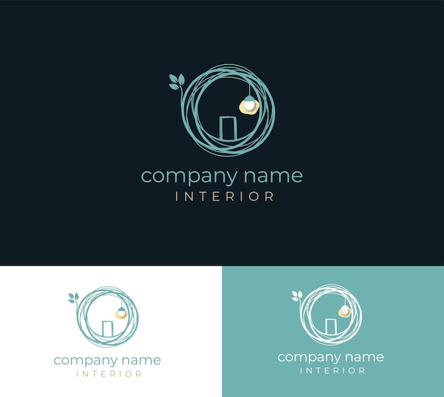 home decor and interior design company logo