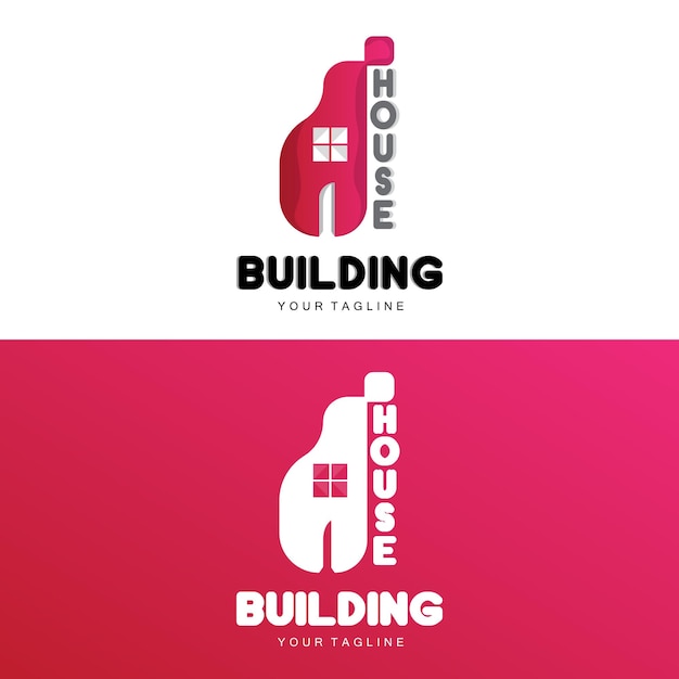 Home Design Logo Building Logo Property And Construction Company Icon