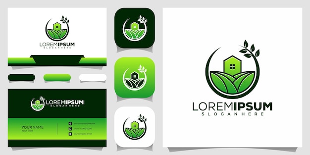 Home farm logo design