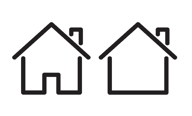 Home flat icon vector illustration