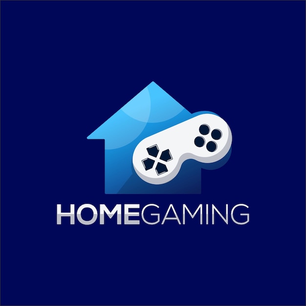 home gaming logo design idea